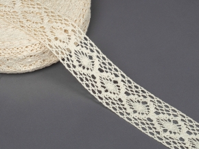 К-040-56-1 Кружево 40мм, молочный