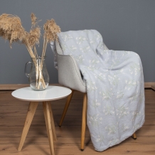 25С189-ШР/у./л.с.уп. 210*220 Плед "Подснежники-1" цв. 1 рис. 137