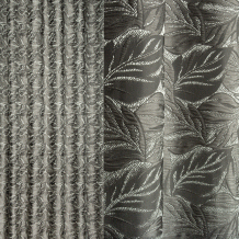 Ткань для портьер жаккард листья (1400), 295см