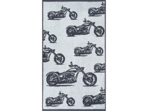 6с103.412ж1 Мото-паттерн(антрацит) Полотенце махровое 50х90см