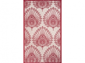 6с104.411ж1 Павлиний глаз(бордо) Полотенце махровое 67х40см