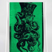 6с102.413ж1 Хозяин моря (темно-синий7) Полотенце махровое 81х160см