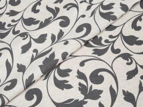 Ткань бельевая арт.17с-1ЯК п/лен набивной лен 30 хл 70 пл.145г рис. Вензель, 150см