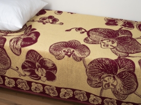 3с109.412ж1 Орхидея(кр.дерево2) Плед 208х200 см