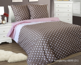 1526-БЧ (1030) Бязь набивная рис. 4899-01 Конфетти, 220см