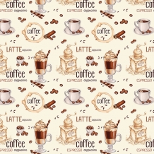 Вафельное полотно арт. 60 наб. гр арт. 60 рис 5230/1 Капучино, 50см