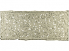 17С356-ШР/у. 55*115 Полотенце "Цветение" цв. 2 рис. 156 зеленый