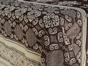 3с109.411ж1 Каскад(шоколад) Плед 208х150 см