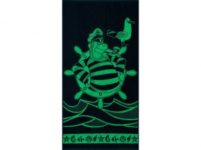 6с102.413ж1 Капитан (темно-синий7) Полотенце махровое 81х160см