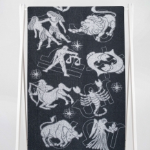 6с102.411ж1 Знаки зодиака (графит) Полотенце махровое 67х150см