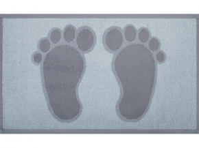 6с104.411ж1 Коврик-ножки(серебряный1) Полотенце махровое 67х40см