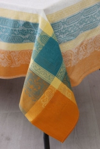 09с38 ЯК Скатерть "Ажурная" цветной 150*250