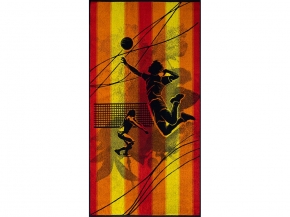 6с102.413ж1 Пляжный волейбол (СН1 т.синий) Полотенце махровое 81х160см