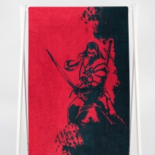 6с102.411ж1 Мечник(т.зеленый1) Полотенце махровое 67х150см