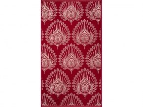 6с103.412ж1 Павлиний глаз (бордо) Полотенце махровое 50х90см