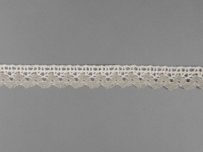 К-018-90-1/3 Кружево 18мм, молочный/льняной