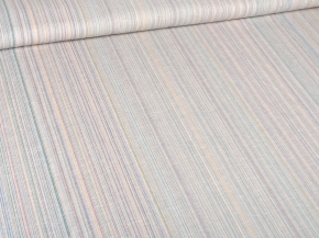 арт. 1-25 Ткань п/лён пестротканый лен 40 хл.60 пл 160гр Бежевые полоски, 150см