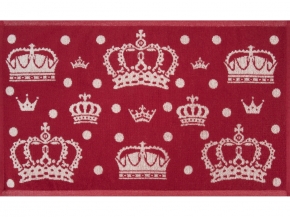 6с104.411ж1 Королевский принт(бордо) Полотенце махровое 67х40см