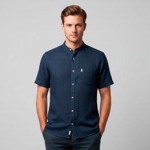 24С90-ШР/039/у 999/0 Сорочка мужская верхняя,  лен-100