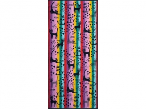 6с102.411ж1 Грация (темно-синяя радужка) Полотенце махровое 67х150см