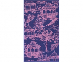 6с103.412ж1 Весеннее утро(пурпурн3) Полотенце махровое 50х90см