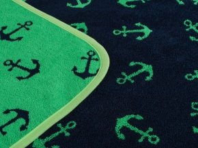 5с081.400.1 Якоря (темно-синий7) Плед 103х160 см