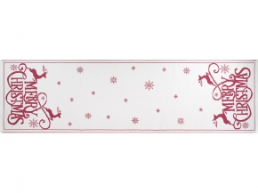 5с22.312ж1 Merry Christmas(ДТЭ бордовый) Полотенце 50х180 см