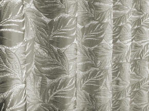 Ткань для портьер жаккард листья (1300), 295см