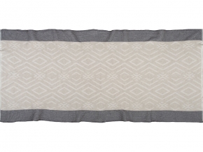 18с104-ШР/у/ст 65*130 Полотенце "Узор-2" цв. 3 темно-серый рис 524