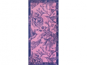 6с102.411ж1 Пробуждение(пурпурн3) Полотенце махровое 67х150см