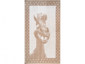 6с103.512ж2 Конь-царь (лен3) Полотенце махровое 50х90см