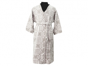 17с134-ШР/039/у/уп. Халат для бани 170*176 96*100 "Греция" цв 330 рис 355