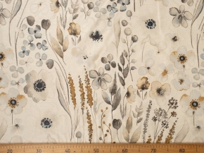 3912-БЧ (1535) Ткань хлопко-льняная для постельного белья наб. рис. 6178-03 Этюд, 220см