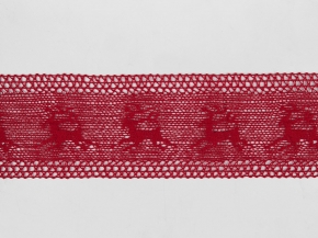 К-100-139-7 Кружево 100мм, красный "Олени"