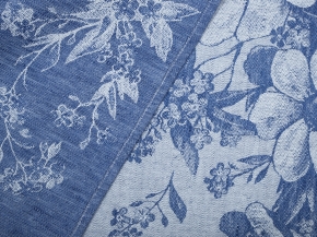 7С-128ЯК 50*70 Полотенце "Фиалки" цв. синий (многоцветный)