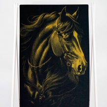 6с102.411ж1 Буран (т.желтый) Полотенце махровое 67х150см