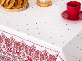 Рогожка набивная Вышивка русская рис. 13502/1, 150см
