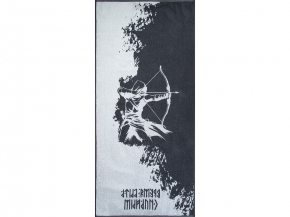 6с102.411ж1 Лучник(антрацит) Полотенце махровое 67х150см