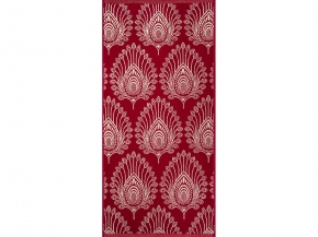 6с102.411ж1 Павлиний глаз (бордо) Полотенце махровое 67х150см