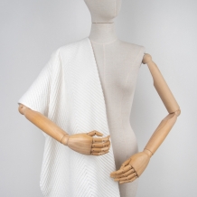 6с102.411ж1 Диагональ(1-белый шепот) Полотенце махровое 67х150см