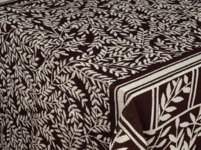 3с109.411ж1 Лист(шоколад) Плед 208х150 см