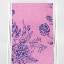 6с102.413ж1 Очарование(пурпурн3) Полотенце махровое 81х160см