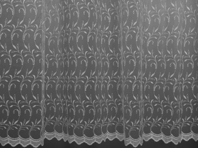 2.80м B56 304 Органза вышивка (V1-BEYAZ BEYAZ)