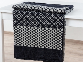 18С240-ШР/у./лсуп/к. 160*110 Плед "Монохром" цв. 1 рис. 591