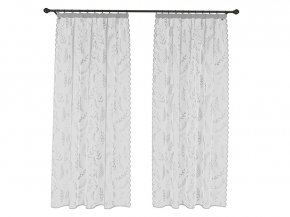 м498С КОМПЛЕКТ ШТОР белый 3 м*1.45 м