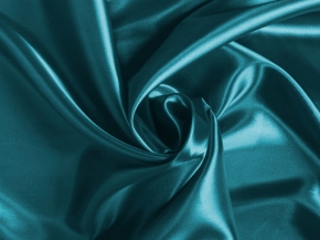 Ткань атлас-сатин 100-12/150 сине-бирюзовый, 150см