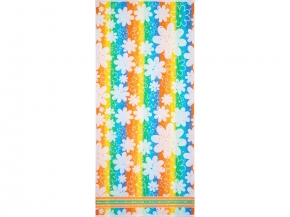 6с102.411ж1 Цветы полевые (белая радужка) Полотенце махровое 67х150см