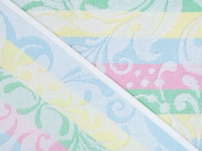 6с102.411ж1 Рамиата (св.радужка1) Полотенце махровое 67х150см