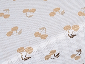 Д236Аб СКАТЕРТЬ ДЕКОРАТИВНАЯ 150  беж. с белым 1.50 м*1.30 м рис. Д236Аб