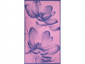 6с103.412ж1 Танец вдвоем(пурпурн3) Полотенце махровое 50х90см